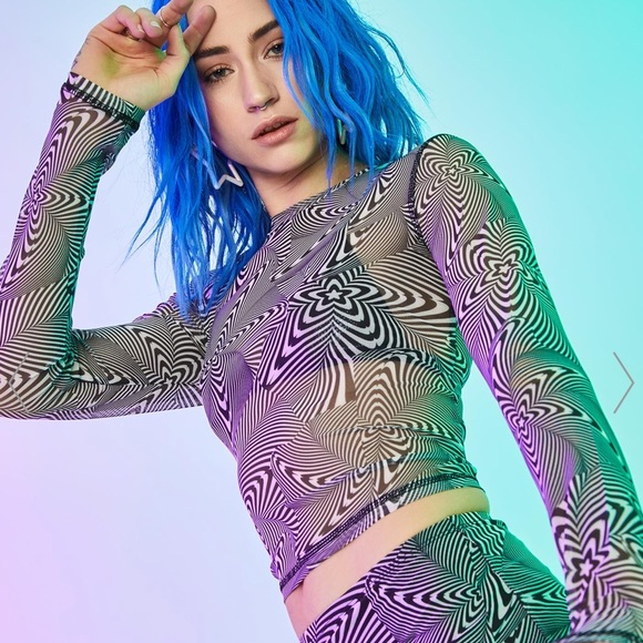 Dolls Kill Tops Dolls Kill High Infidelity Mesh Top Poshmark